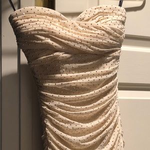 Bebe gold studded dress